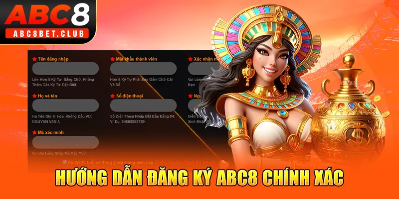 Hướng dẫn đăng ký ABC8 chính xác